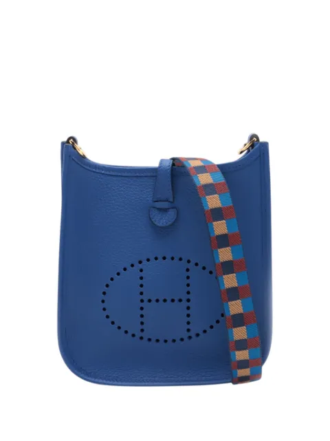 Hermès Pre-Owned 2025 Clemence Evelyne TPM 16 crossbody bag Blue 0K7JFSDPSCJXCMEH