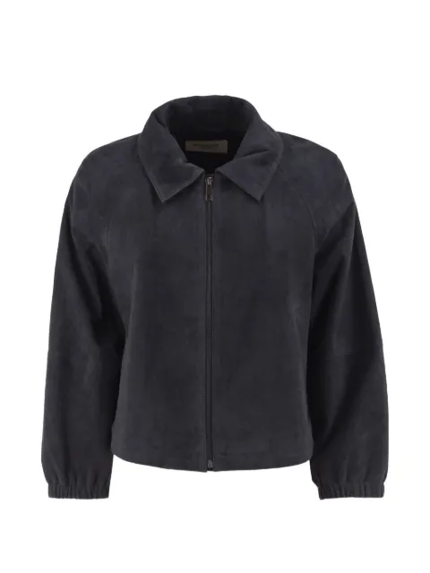 Weekend Max Mara suede raglan-sleeve jacket Blue 2625446011600