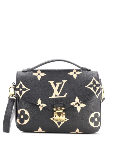 Louis Vuitton Pre-Owned Pochette Metis Bicolor Monogram Empreinte Giant crossbody bag Black VT5YU65N4VRL4REN