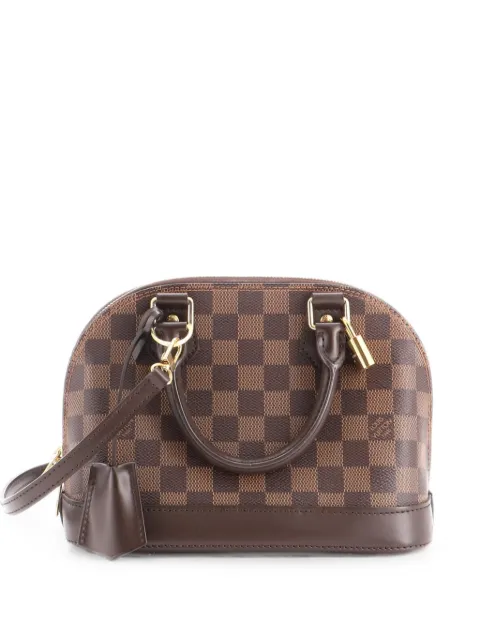 Louis Vuitton Pre-Owned Alma Handbag Damier BB shoulder bag Brown VBA3J5HBOVQDFHA0