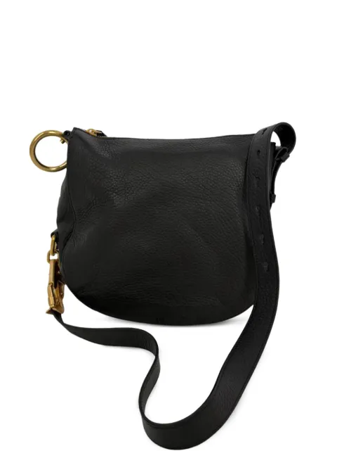 Burberry Pre-Owned Knight leather shoulder bag Black RFCPUGBBA767175W