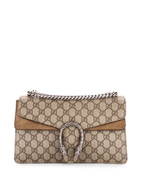 Gucci Pre-Owned Dionysus Bag GG Coated Canvas Small shoulder bag Brown DBP6KM7BN6GW02UG