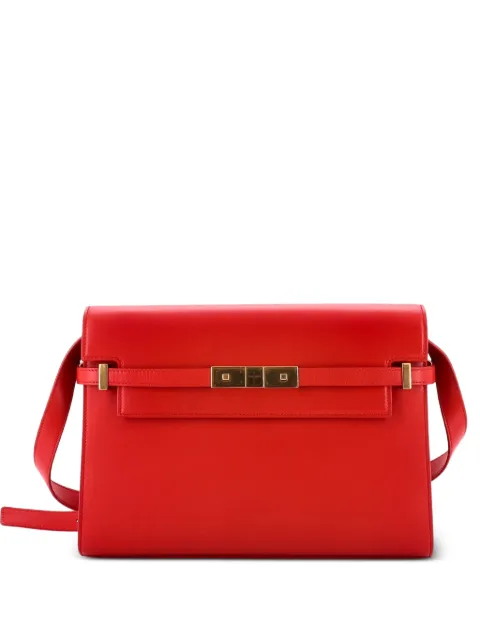 Saint Laurent Pre-Owned Manhattan Leather Medium shoulder bag Red AO9MZ2BCHCZLRV43