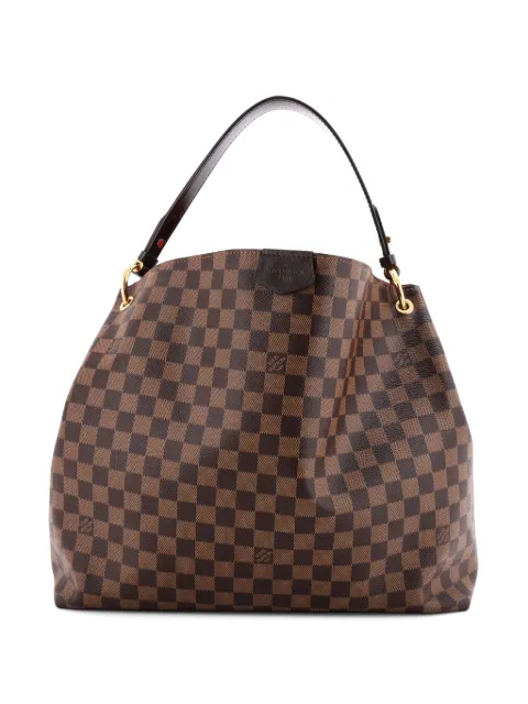 Louis Vuitton Pre-Owned Graceful Handbag Damier MM hobo bag Brown AEAMWMEM199EK65H