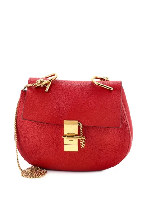 Chloé Pre-Owned Drew Leather Small crossbody bag Red 7UG84BXNG7MOODIJ