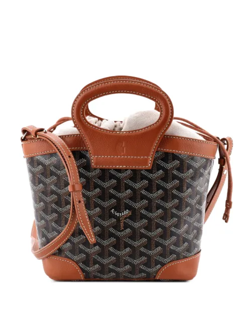 Goyard Pre-Owned Beluga Bag Coated Canvas Mini tote bag Brown IH3WKAQDLALJV33P