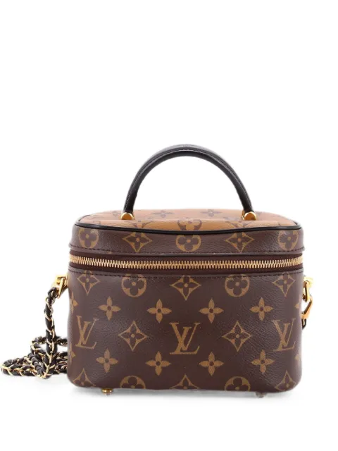 Louis Vuitton Pre-Owned Vanity Handbag Reverse Monogram Canvas PM satchel Brown 5YNHW4OD40CE39MI