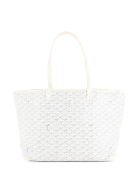 Goyard Pre-Owned Artois Tote Coated Canvas MM shoulder bag White HBRHSJQ3Y71K3E6G