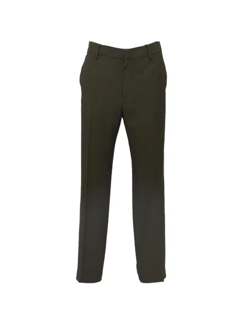 Nº21 elasticated-waist straight-leg trousers Green 26IN2M0B0515424