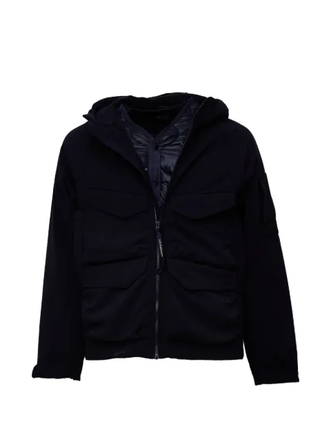 C.P. Company Shell-R padded hooded jacket Blue 21CMOW004A006097A888