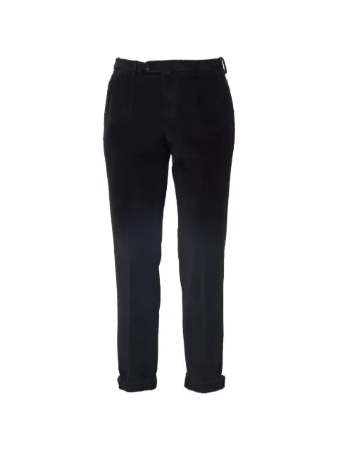 Briglia 1949 pleated corduroy trousers Black BG21400067
