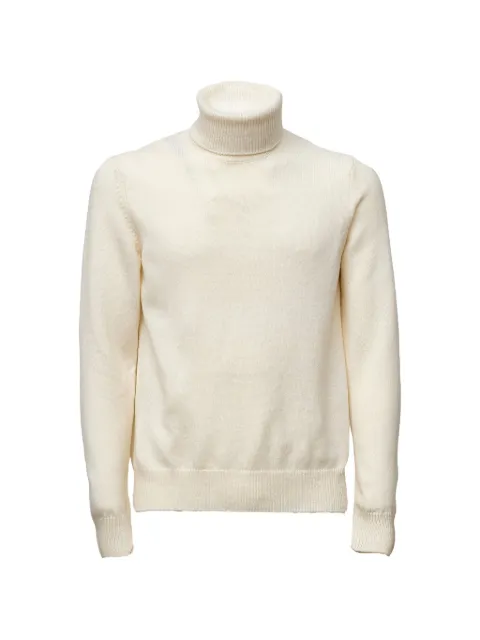 Zanone roll-neck wool sweater Neutrals 810195ZN207