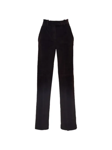 Circolo 1901 velvet straight-leg trousers Brown FD4063