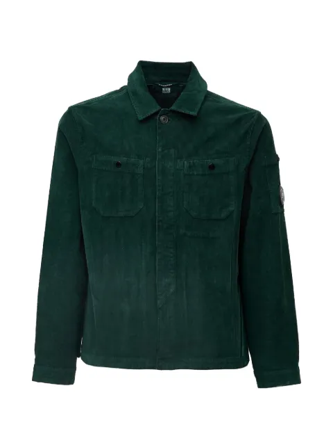 C.P. Company corduroy Lens overshirt Green 21CMOS148A006410O697