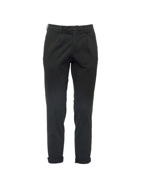 Briglia 1949 pleated slim-fit trousers Green BG21400008
