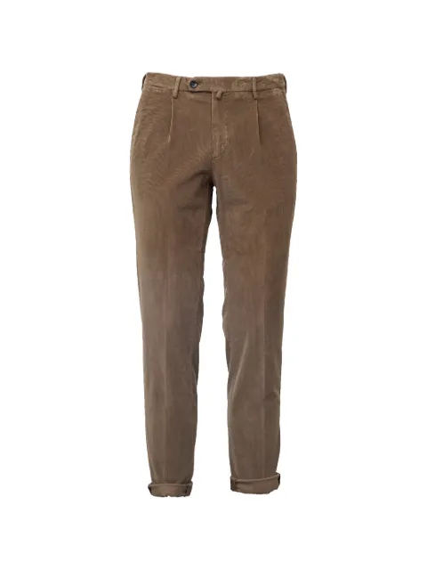 Briglia 1949 pleated corduroy trousers Brown BG21400067