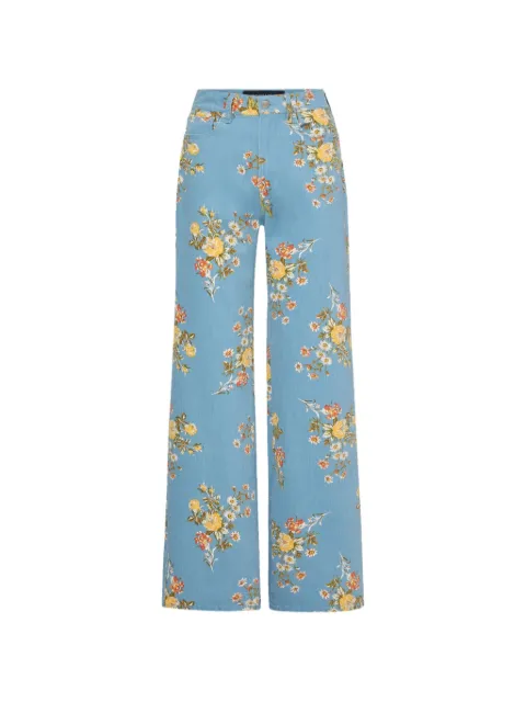 Veronica Beard Taylor floral-print jeans Blue J2607D141040GQ