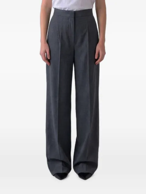 Max Mara pleated wool palazzo pants Grey 262113614260010266