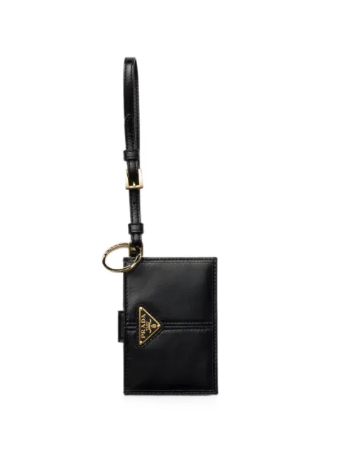 Prada leather card holder Black 1TT3492CYR