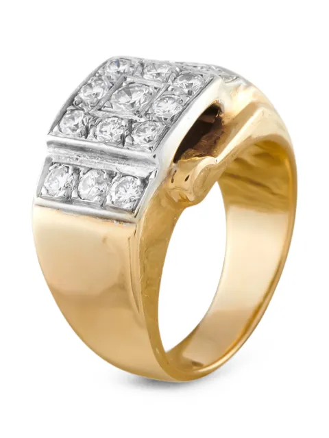 LB Exclusive Retro diamond ring Gold MF22070826