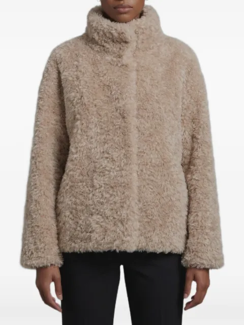Herno faux-fur teddy coat Neutrals GC000608D12421