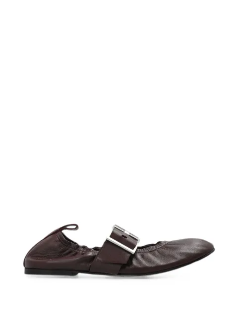 ALOHAS Sarea buckle-strap ballet flats Red SAREA0