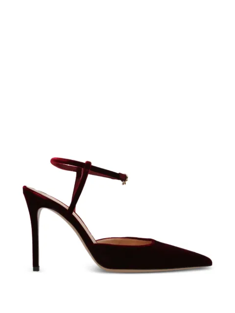 Gianvito Rossi Velsyra velvet pumps Red G9561195RIC