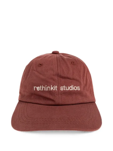 RETHINKIT STUDIOS logo-embroidered baseball cap Brown 21805792