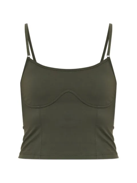 RETHINKIT STUDIOS seam-detail sleeveless top Green 20016718