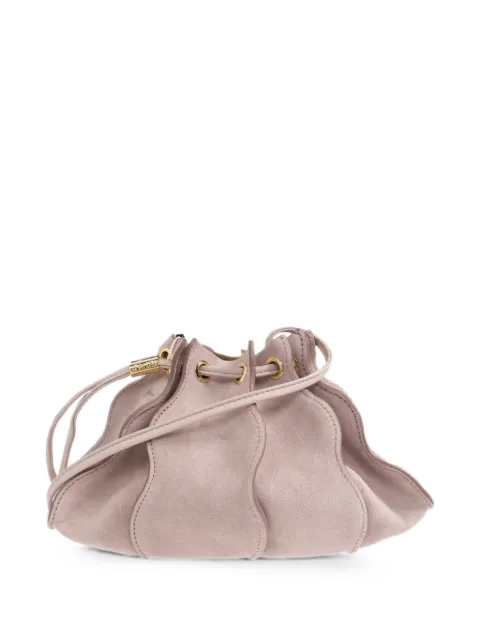 Ulla Johnson small Adria wavy bucket bag Pink PF2611890
