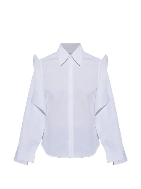 VETEMENTS ruffle-trimmed shirt White WH27SH043W0
