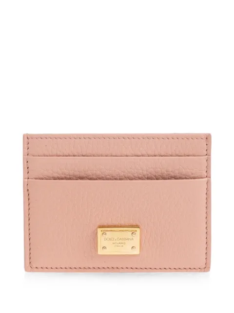 Dolce & Gabbana calfskin card holder Pink BI0330A0841