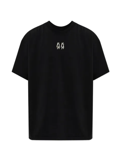44 LABEL GROUP logo-print T-shirt Black B0030669FA706