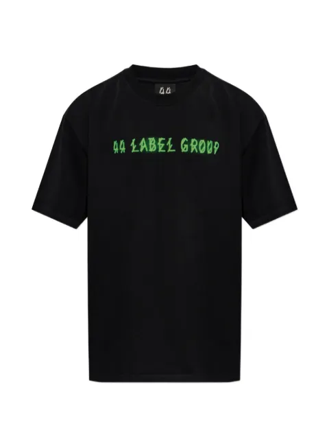 44 LABEL GROUP Jocker graphic-print T-shirt Black B0030669FA706