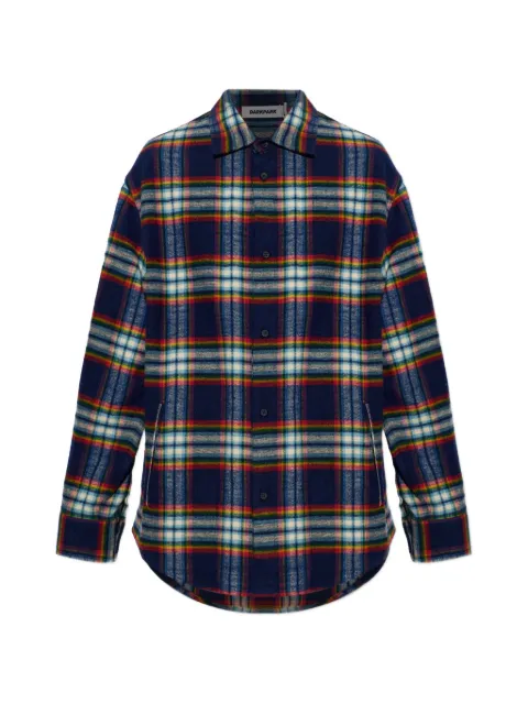 DARKPARK Keanu tartan-check shirt Blue WSH16FAC182