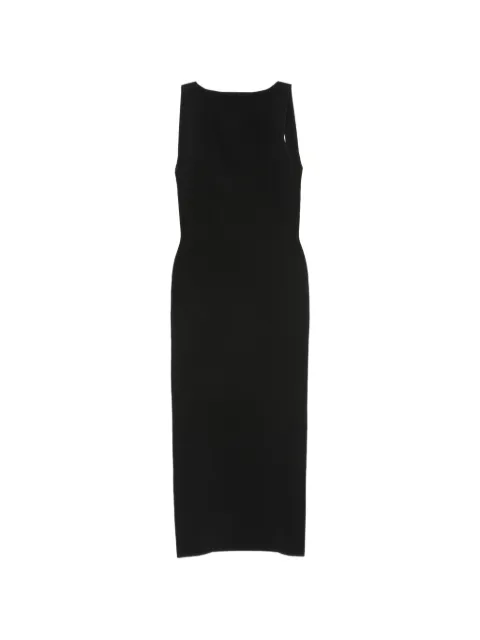 Cult Gaia Ava open-back ribbed-knit midi dress Black SWTDR1058YV1534