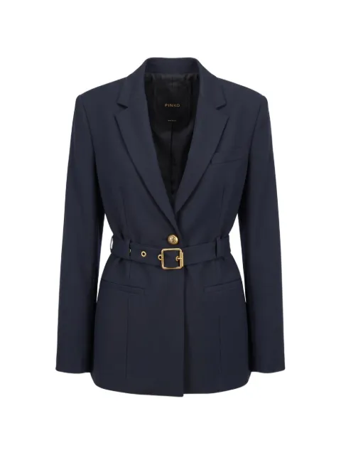 PINKO belted single-breasted blazer Blue 107864A3MS
