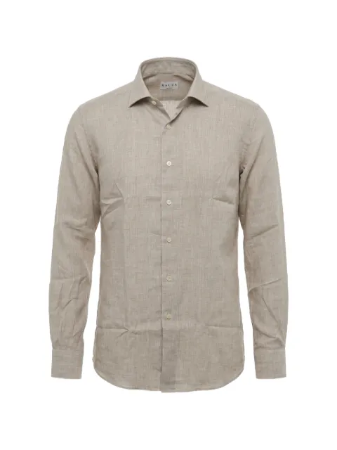 Xacus slub-texture long-sleeve shirt Neutrals 558ML31140