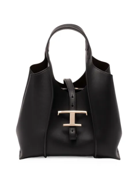 Tod's T Timeless leather shoulder bag Black XBWTSBA9100ROR