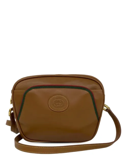 Gucci Pre-Owned 20th Century Calfskin crossbody bag Brown ZFC6YGOPKHAMQ289