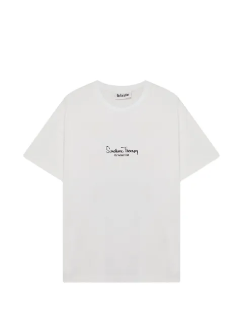 Vacation Sunshine Therapy graphic-print T-shirt White OVCT229