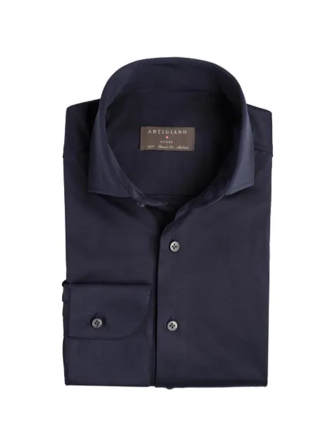 ARTIGIANO jersey-knit long-sleeve shirt Blue 10101842