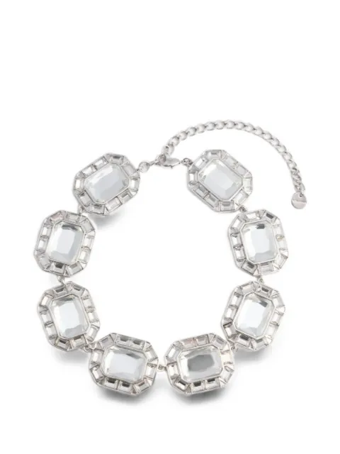 Self-Portrait silver crystal necklace Silver PF26624N