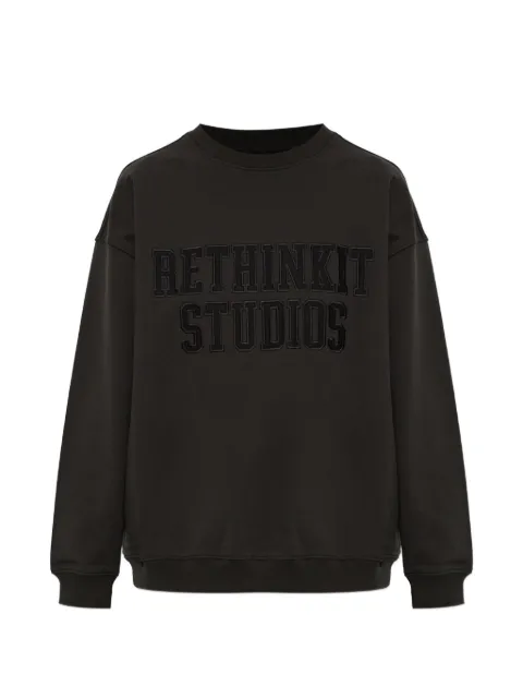 RETHINKIT STUDIOS logo-embroidered sweatshirt Black 20310501