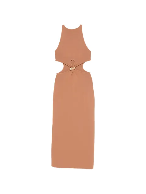 Cult Gaia Cypress cut-out midi dress Brown SWTDR38055YV1534