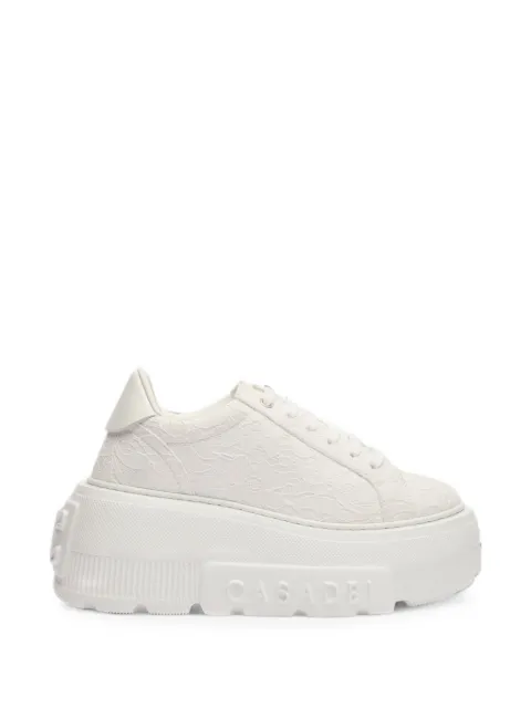 Casadei Liberty Nexus lace-appliqué sneakers White 2X894U0701T0542