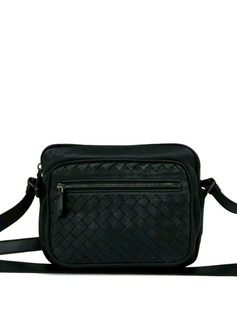Bottega Veneta Pre-Owned 2012-2026 Nappa Intrecciato crossbody bag Black 2QUX6E9F4F0NYKTK