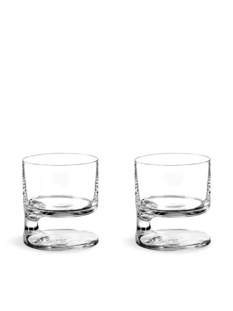 Arnolfo di Cambio Smoke asymmetrical tumbler glasses Neutrals 250001