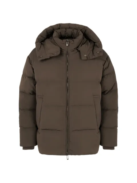 Emporio Armani hooded padded jacket Brown 6D1B831NVDZ05A6