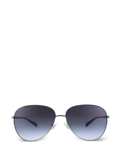 Coach pilot-frame tinted sunglasses Silver HC7094